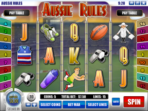 Rockbet Casino :: Aussie Rules slot game - PLAY NOW!