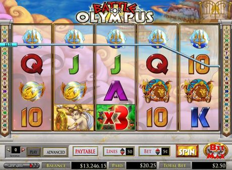 INTER CASINO :: Battle for Olympus slot game - PLAY NOW!