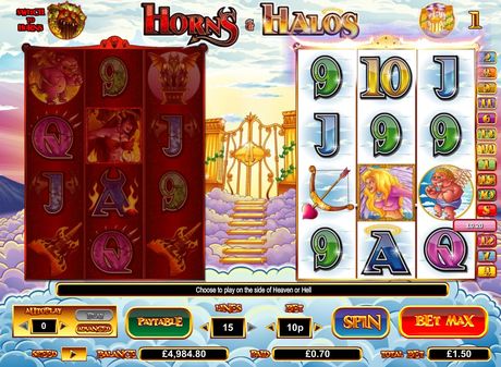 INTER CASINO :: Horns & Halos slot game - PLAY NOW!