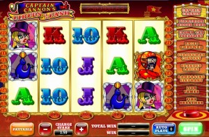 Virgin Casino :: Captain Cannon's Circus of Cash slot game - PLAY NOW!