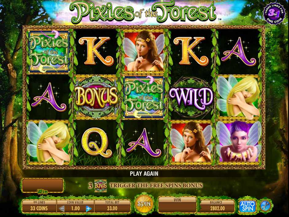 Mr. Green Casino :: Pixies Of The Forest slot game - PLAY NOW!