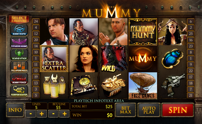 King Solomons Casino :: The Mummy slot machine - PLAY NOW!