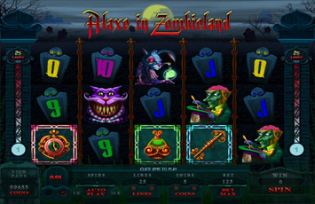 Casino Splendido :: Alaxe in Zombieland - New Flash Slot Game :: PLAY NOW!