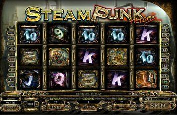Casino Splendido :: Steam Punk Heroes - New Flash Slot Game :: PLAY NOW!