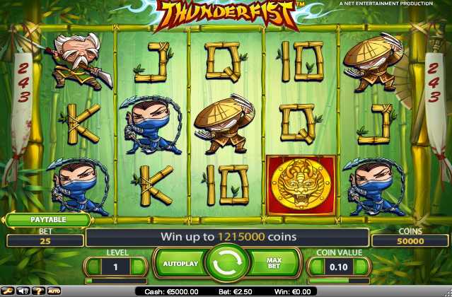 Mr. Green Casino :: Thunderfist video slot - PLAY NOW!