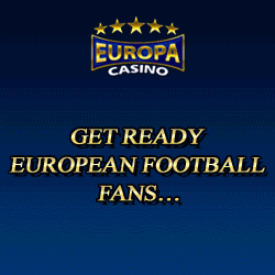 Play football slots games at Europa Casino