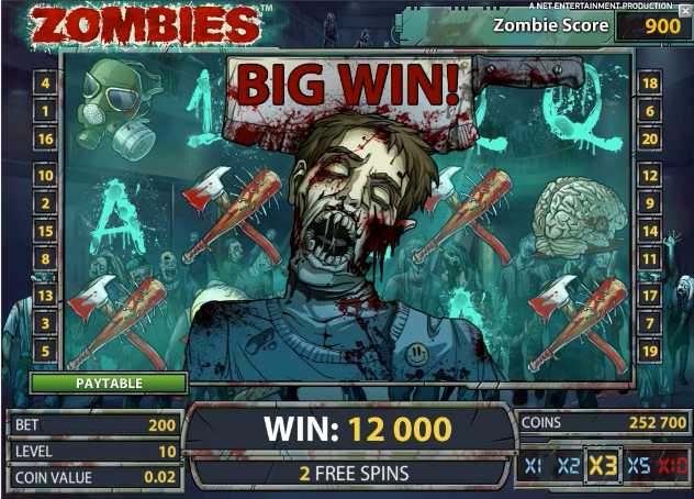 Vera & John Casino :: ZOMBIES video slot - PLAY NOW!