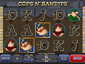 CASINO TROPEZ :: Cops and Bandits slot game - PLAY NOW!