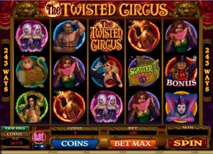 Royal Vegas Online Casino :: The Twisted Circus video slot - PLAY NOW!