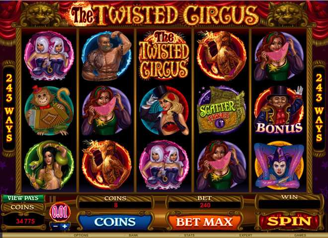 CASINO LA VIDA :: The Twisted Circus video slot - PLAY NOW!
