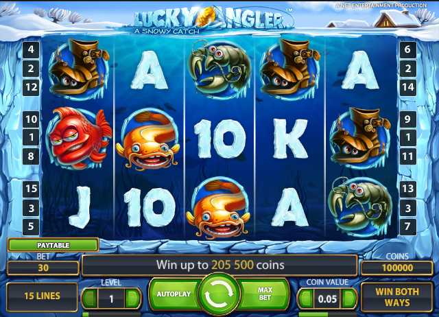 Mr.Green Casino :: Lucky Angler: A Snowy Catch video slot - PLAY NOW!