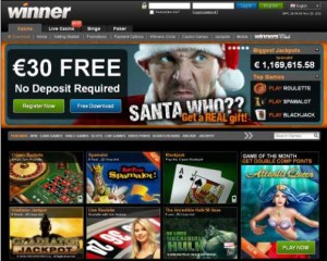 WINNER CASINO :: New players are welcome to register for free and immediately receive EUR30 with no deposit required!