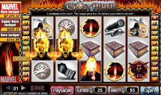 7Regal Casino :: Ghost Rider video slot - PLAY NOW!