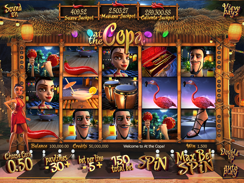 Mr. Green Casino :: At The Copa 3D slot game - PLAY NOW!