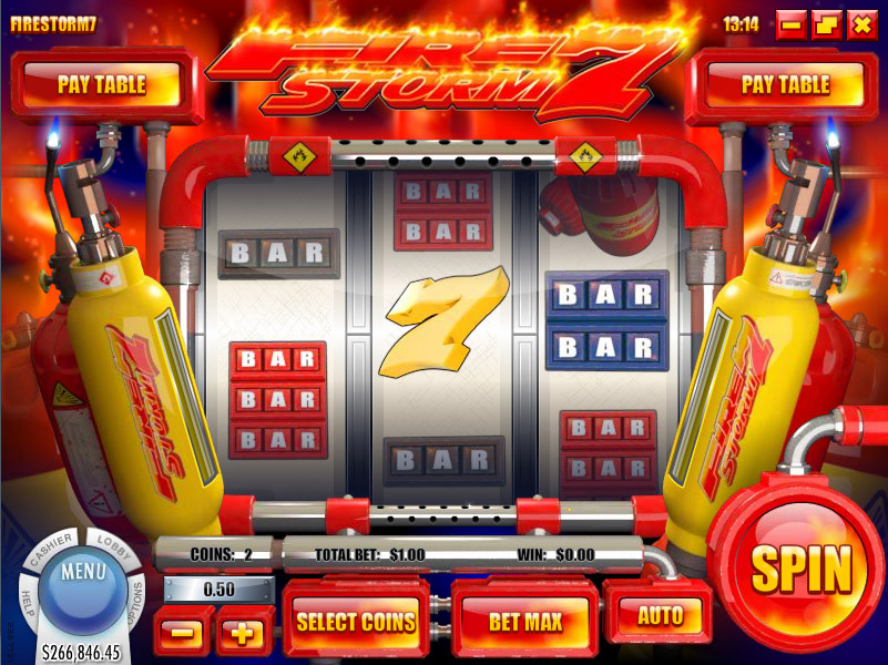 Slots Capital Casino :: Fire Storm 7 Three Reel Slot - PLAY NOW!