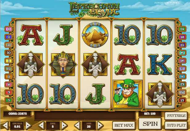 Unibet Casino :: Leprechaun goes Egypt video slot - PLAY NOW!