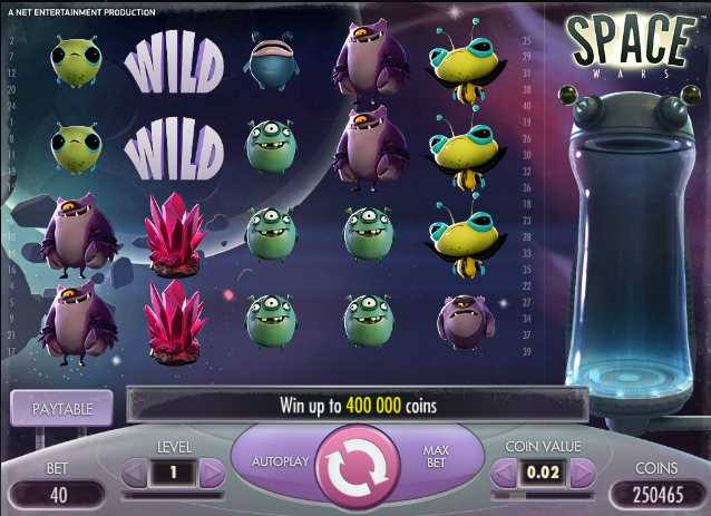 ComeOn Casino :: Space Wars video slot - PLAY NOW!