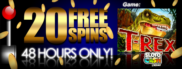 20 Free Spins SlotoCash – 48 hours only – This weekend