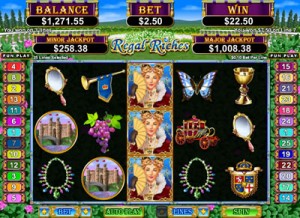 Jackpot Capital Casino :: Regal Riches slot - PLAY NOW! (US Players Welcome!)