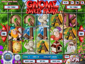  Slots Capital Casino :: Gnome Sweet Home video slot - PLAY NOW! (US Players Welcome!)