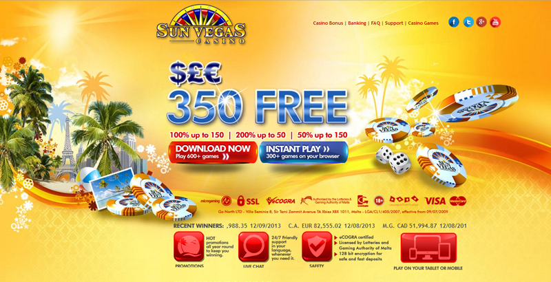 Sun Vegas Casino :: PLAY NOW!