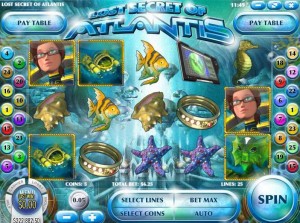 Tropezia Palace Casino :: Lost Secret of Atlantis slot - PLAY NOW!
