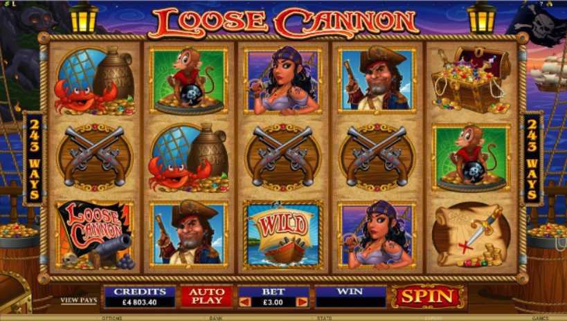 Golden Riviera Casino :: Loose Cannon video slot - PLAY NOW!
