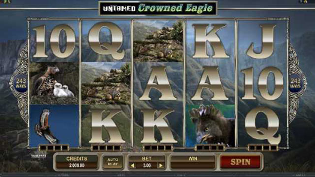 RED FLUSH CASINO :: Untamed–Crowned Eagle video slot - PLAY NOW!