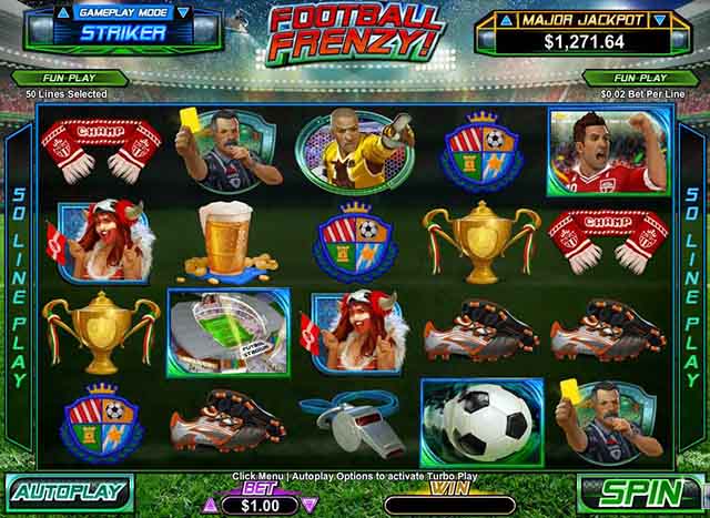 Intertops Casino :: Football Frenzy video slot - PLAY NOW! (US Players Welcome!)