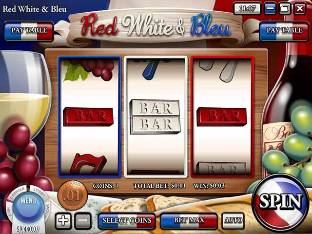 Slots Capital Casino :: Red, White & Bleu slot - PLAY NOW!