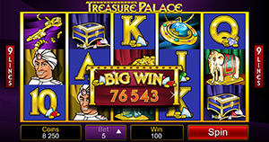Golden Riviera Mobile Casino :: Treasure Palace slot (iPhone) - PLAY NOW!