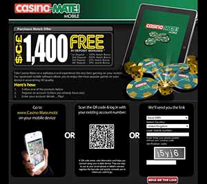 Casino-Mate Mobile :: NEW mobile casino - PLAY NOW!