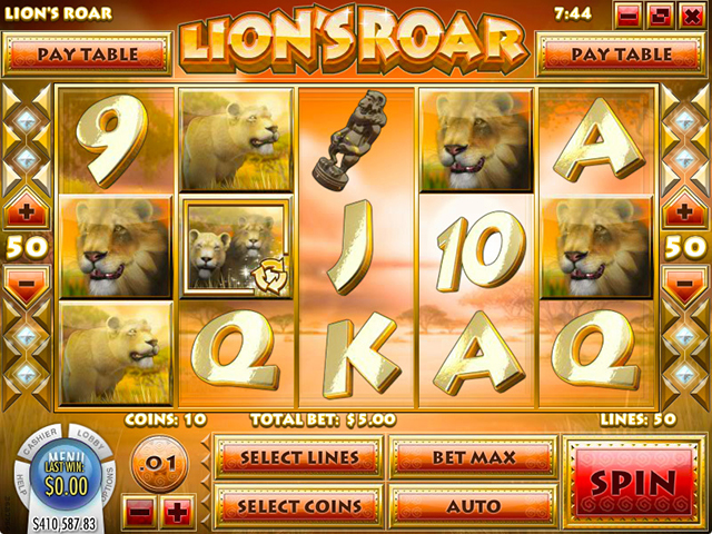 Tropezia Palace Casino :: Lion's Roar slot - PLAY NOW!