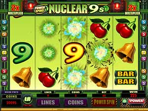 CRAZY VEGAS CASINO :: Power Spins – Nuclear 9’s video slot - PLAY NOW!