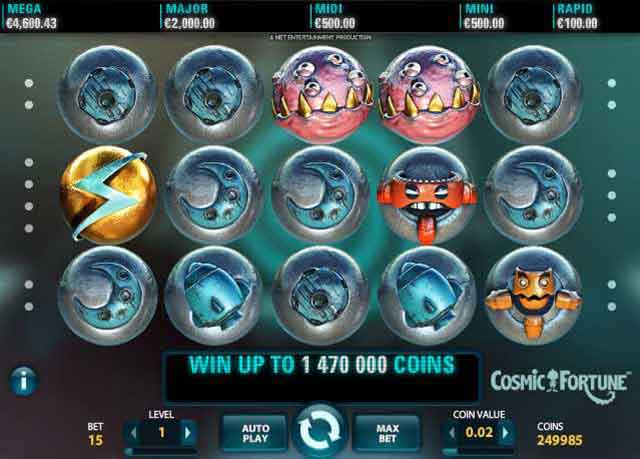 Mr Green Casino :: Cosmic Fortune™ slot - PLAY NOW!
