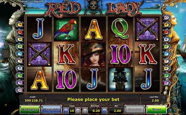 QuasarGaming Casino :: RED LADY online slot - PLAY NOW!