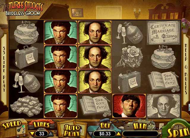 SLOTO' CASH  CASINO :: The Three Stooges® Brideless Groom online slot - PLAY NOW!